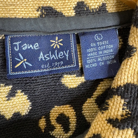 Jane Ashley vintage jacket animal print Large 100% cotton - Picture 6 of 7